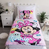 Minnie Mouse Baby Dekbedovertrek - 100 x 135 cm - Katoen - incl Dekbed+Kussen KD®