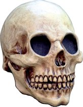 Partychimp Hoofdmasker Head Skull - Latex - Wit - One-size