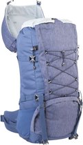 NOMAD®  Karoo SlimFit 55 L Backpack  - Easy Fit Explorer  -  steel - Gratis Regenhoes - Blauw