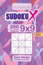 Sudoku X - 200 Easy to Normal Puzzles 9x9 (Volume 31)