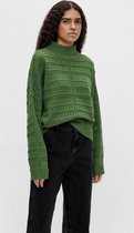 Object Trui Objemma L/s Knit Pullover 119 23038238 Artichoke Green Dames Maat - XS