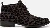 Marco Tozzi Veterboots grijs - Maat 40