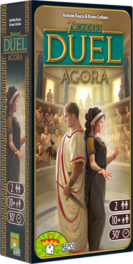 Gezelschapsspel: 7 Wonders Duel Agora - Uitbreiding, uitgegeven door Repos Production