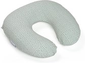 Doomoo Softy - Petit coussin d'allaitement - billes ultra fines et silencieuses - coton organique - 150 cm - Cloudy Kaki