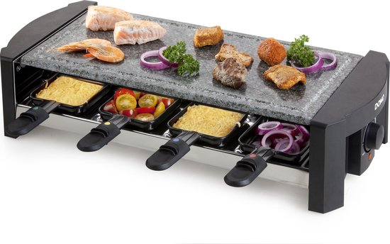 Foto: Domo do9039g gourmetset steengrill raclette 8 personen