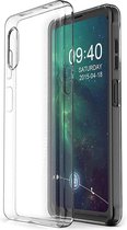 Samsung Xcover Pro Hoesje Transparant - Samsung Xcover Pro Siliconen Hoesje Case Back Cover Doorzichtig - Clear