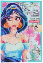 Disney Princess gezichtsmasker Jasmine - Multicolor - Kunststof - One Size - Spa - Ontspannen - Cadeau - Kerstcadeau - Sinterklaascadeau