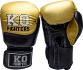 KO Fighters - Bokshandschoenen - Kickboks Handschoenen - Kickboks - Boksen - Power Punch - Goud - 10oz