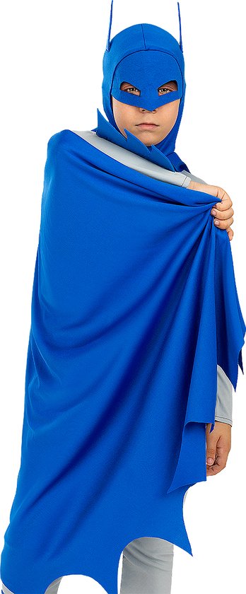 Funidelia Disfraz De Batman The Brave & The Bold Deluxe – Traje Con Músculos, Capa Y Máscara Para Niño (Talla 5-6 Años)