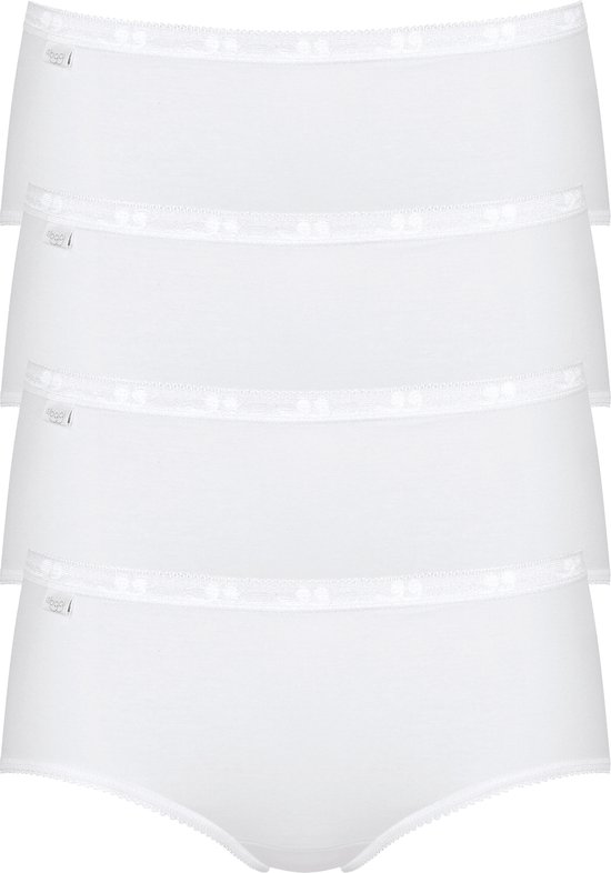 Sloggi Basic Midi - Slip de sport - Femme - Taille XL - Blanc