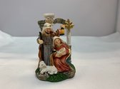 Scène de la Nativité Joseph, Marie et l'enfant Jésus