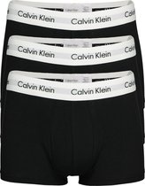 Calvin Klein 3-Pack Heren Low Rise Trunks - Zwart - Maat XL