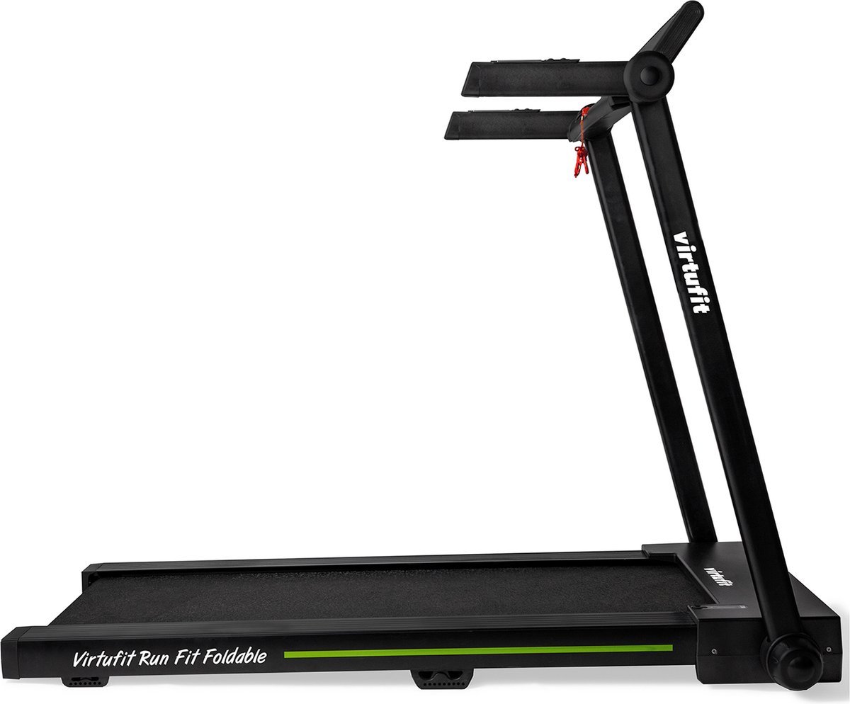 Afbeelding 2 van VirtuFit Run Fit Foldable Loopband - LED Display - 40 Programma's - Max. 14 km/h - Max. 115 kg - Stil in gebruik - Hartslagfunctie - Inklapbaar - 99% Voorgemonteerd - Walking pad