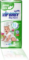 Bebiko VIP Baby Junior Jumbo Pack Active & Soft Pampers Luiers - Maat 5 (11-25 kg) - 184 stuks (4 x 46)