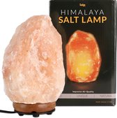 Gadgy Himalaya Zoutlamp 100% natuurlijk - 2/3 kg Himalayazout - inclusief 15w lampje - 20 cm
