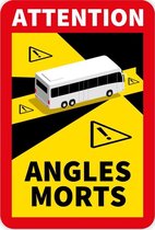 Stickerloods Angles Morts - Camper -bus Sticker - Verplicht Per 1-1-2021 - 1 Stuks