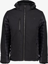 Kjelvik softshell heren jas met teddy voering - Zwart - Maat S - Winddicht en waterafstotend - Ademend materiaal