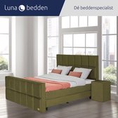 Luna Bedden - Boxspring Skye - 180x220 Compleet Groen 12 Vakken Bed