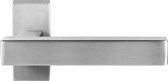 GPF1307.01 Toro+ deurkruk op rechthoekige rozet RVS, 70x32x10mm