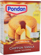 Chiffon vanila - Pandan cake - vanilla - Vanila chiffon cake mix - cakepoeder - Pondan