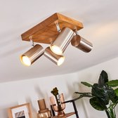 Belanian.nl - vintge Moderne plafondlamp, licht hout, 4 lampen,Scandinavisch Boho-stijl  E27 fitting lpafondlamp, Eetkamer Plafondlamp,hal, keuken Plafondlamp,slaapkamer Plafondlam