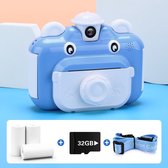 Instant Polaroid Camera | Instant Print Camera Kinderen | Digitale Camera | Video Foto | 32GB geheugenkaart