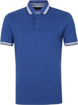Suitable - Brick Polo Blauw - L - Modern-fit