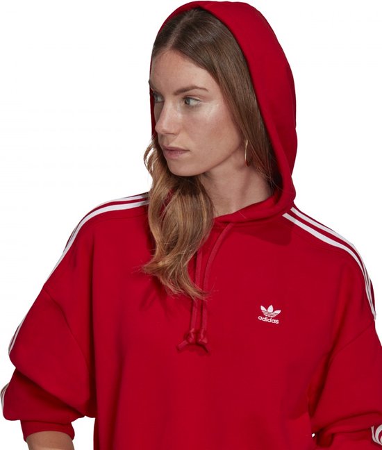 Sweat à capuche court adidas Originals Femme Rouge DE34/FR36 | bol