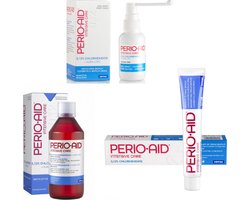 PerioAid Voordeelpakket - Mondspoeling + Tandpasta + Mondspray