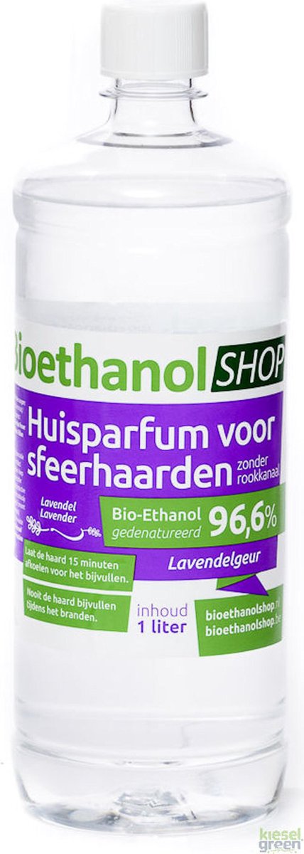 ’merkloos’ 1 Liter Bioethanol Lavendelgeur 96, 6% Huisparfum Bio Ethanol Voor Sfeerhaard