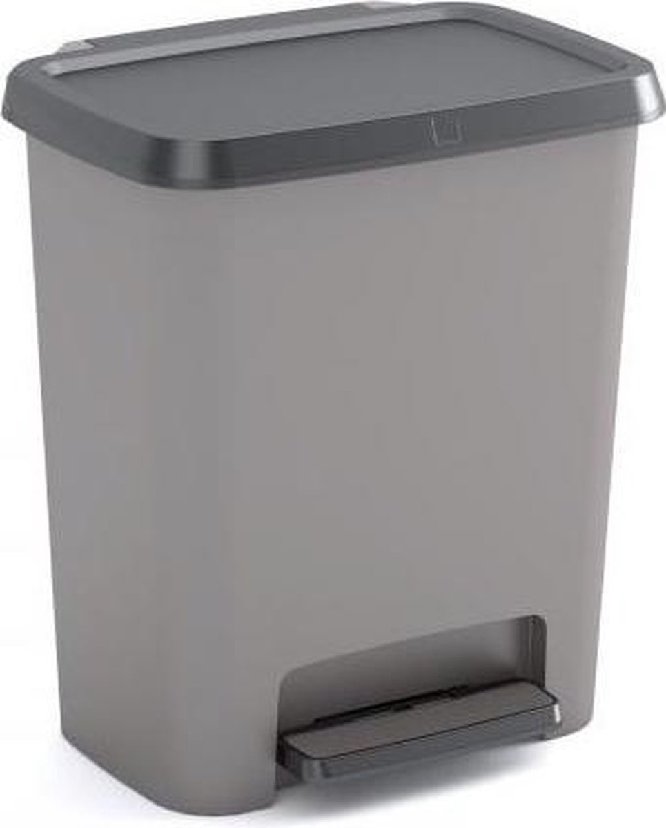 Curver Deco Bin Pedaalemmer 65 L - Cool grey van Curver