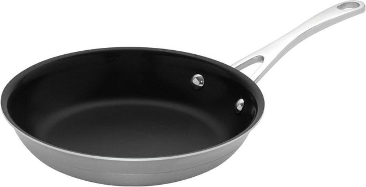 Le Creuset RVS PLUS Koekenpan met anti-aanbaklaag 20cm