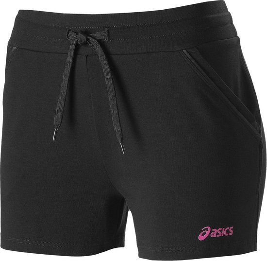 Asics Knit Short Shorts Vrouwen Zwarte Heer