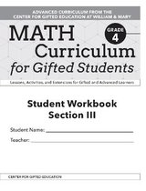 Math Curriculum for Gifted Students: Lessons, Activities, and Extensions for Gifted and Advanced Learners, Student Workbooks, Section III (Set of 5)