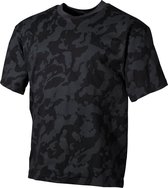 MFH - US T-Shirt - korte mouw - Night camo - 170 g/m² - MAAT S