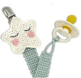 Compleet DIY-Haakpakket Speenkoord Ster | Crochet Kit Pacifier Clip Star