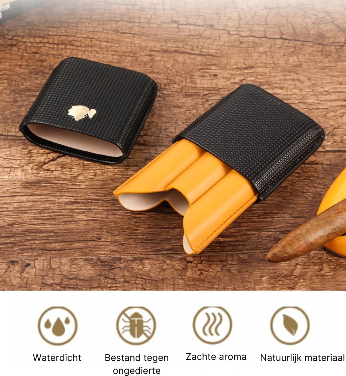 Cohiba Sigarendoos Luxe Humidor Sigaren Doosje Hoge Kwaliteit 3