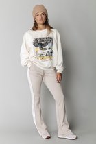 Colourful Rebel Bibi Star Broek Beige Dames - Polyester - M