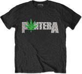 Pantera Heren Tshirt -L- Weed 'N Steel Zwart