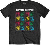 David Bowie Heren Tshirt -L- Kit Kat Klub Zwart