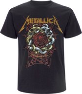 Metallica - Ruin/Struggle Heren T-shirt - M - Zwart