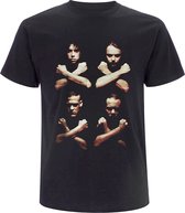 Metallica - Birth Death Crossed Arms Heren T-shirt - S - Zwart