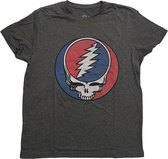 Grateful Dead - Steal Your Face Classic Heren T-shirt - M - Zwart