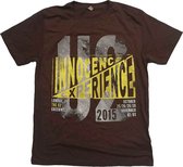 U2 - I+E London Event 2015 Heren T-shirt - L - Bruin