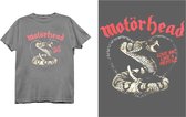 Motorhead Heren Tshirt -L- Love Me Like A Reptile Grijs