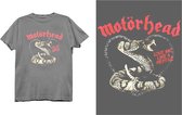 Motorhead Heren Tshirt -M- Love Me Like A Reptile Grijs
