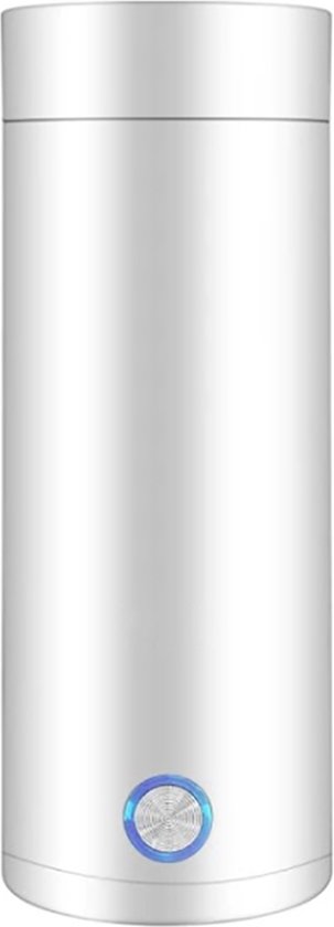 2-In-1 Draagbare Smart Waterkoker - 300 ml - Thermos - Thermoskan - Keukenapparatuur - Waterfles - Draagbaar - Koffie & Thee - Wit