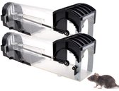 2-pack Diervriendelijke muizenval Nova - Muizentunnel groot formaat - voor binnen en buiten