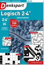 LGV-085 Denksport Puzzelboek Logisch 2-4* vakantieboek, editie 85