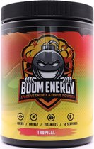 Boom Energy Tropical - Gezonde energy drink - Sportdrank - Energiedrank - Gaming Energy - 50 servings